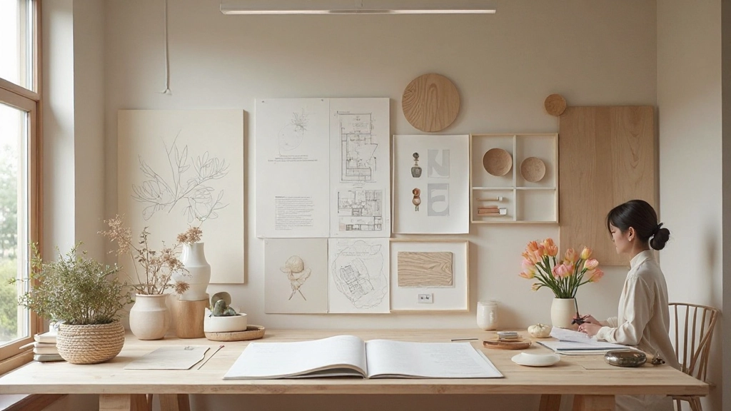 Design process and creative workspace